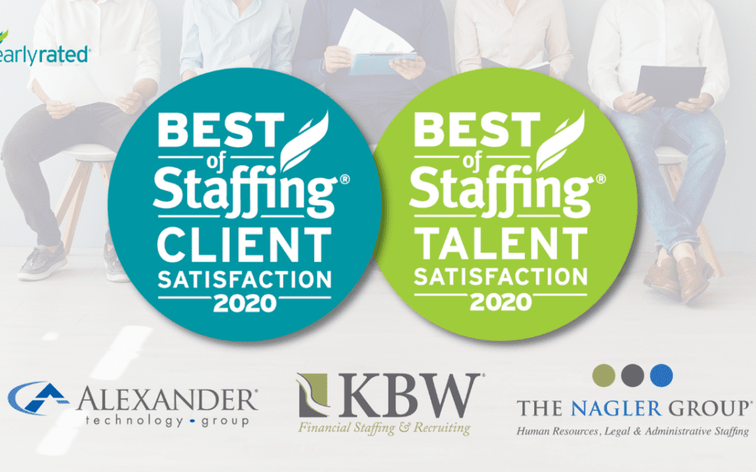 Three BANKW Staffing Companies Win ClearlyRated’s 2020 Best of Staffing for Third Consecutive Year